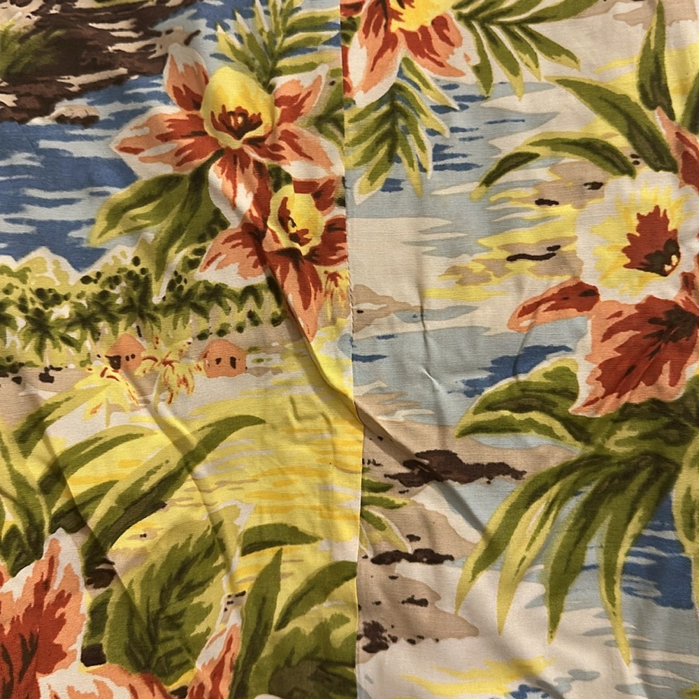 Esprit Size 6 sample, Hawaiian inspired blazer. Could use a good steaming!